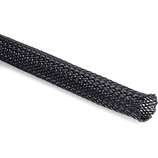 HellermannTyton Polyester Geflechtschlauch schwarz 10m HLB35 BK 10m